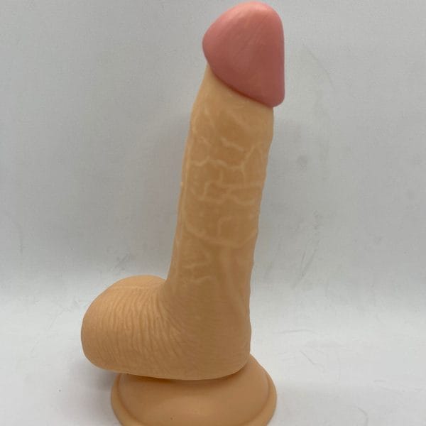 6.8 Inch Realistic Silicone Dildo – Lifelike Penis Sex Toy for Women in Nepal