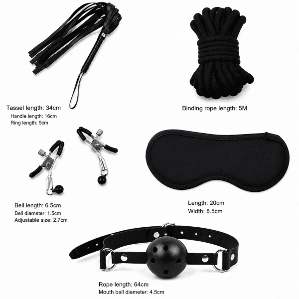 Luxury Couples Roleplay & Accessory Kit – 10 Piece Set